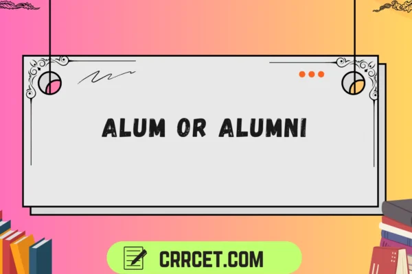 alum or alumni