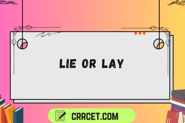 lie or lay
