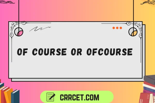of course or ofcourse