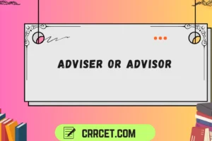 adviser or advisor