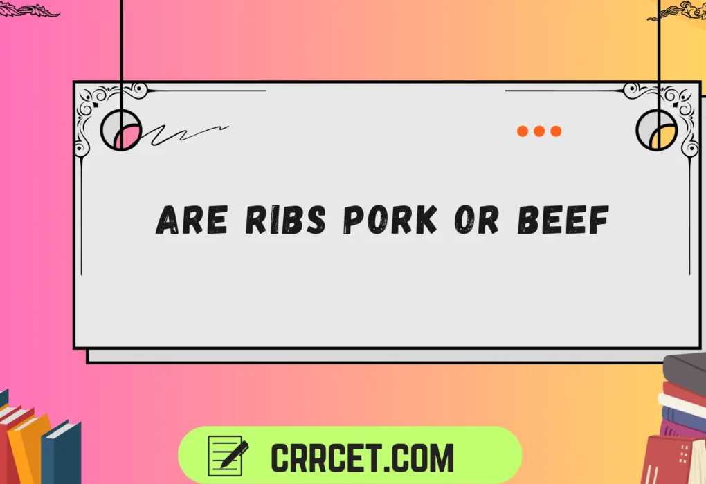 are ribs pork or beef