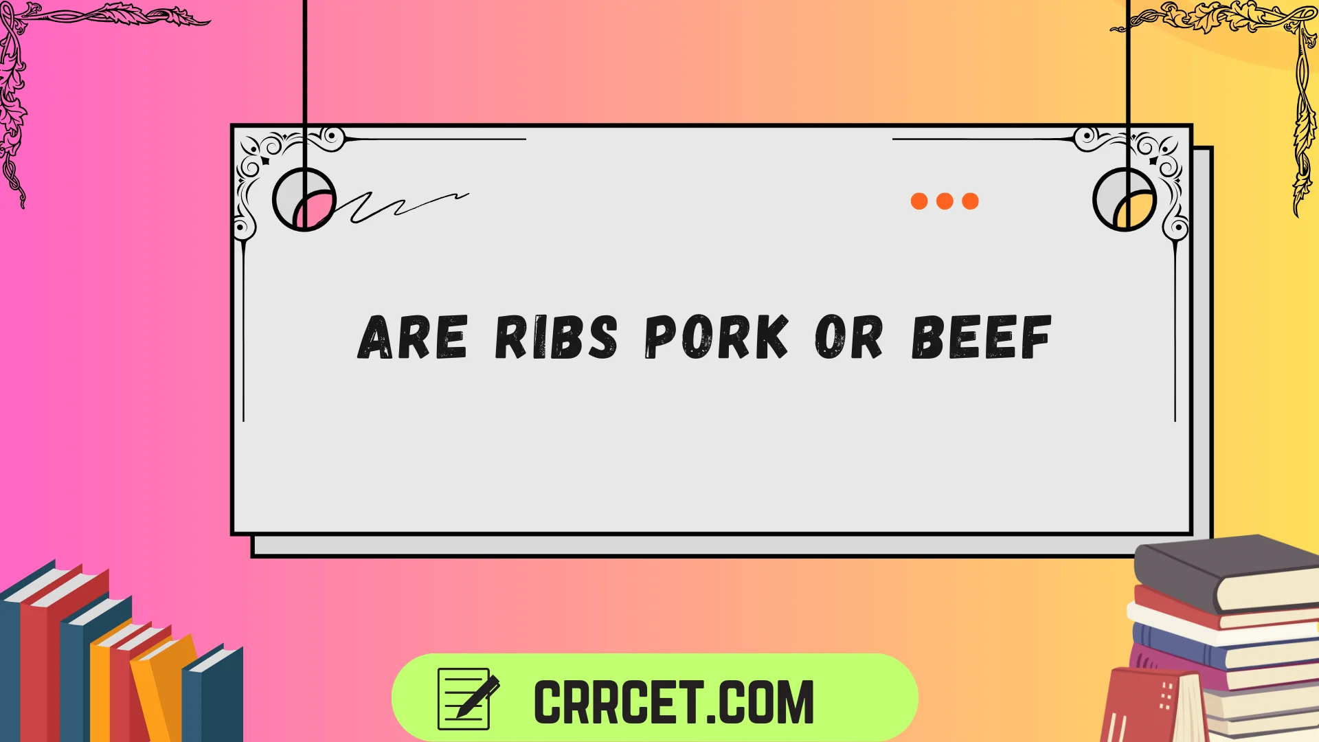 are ribs pork or beef